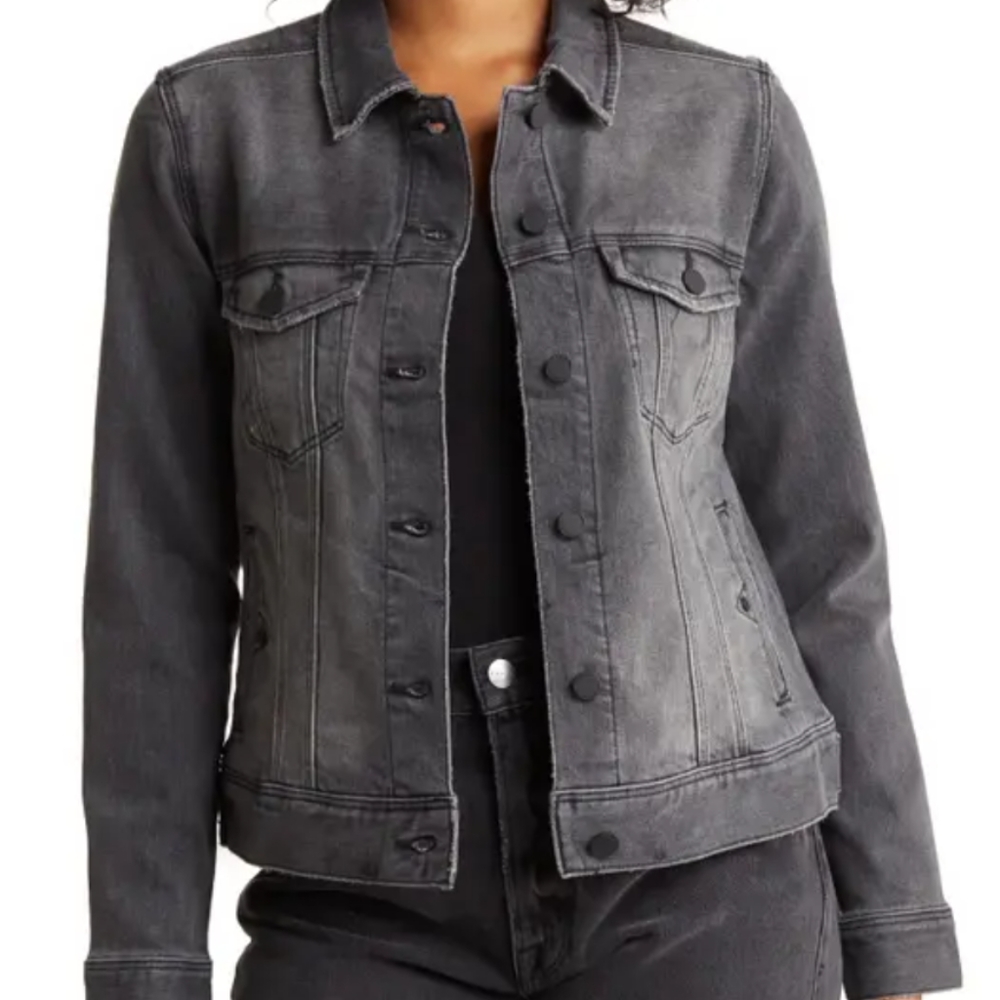 Liverpool Jean Jacket Grey SZ.Small NWT
